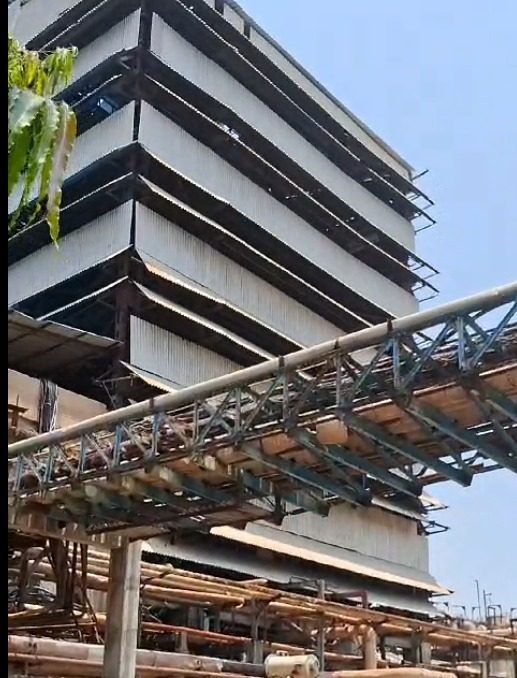 Kraft recovery boiler supplied by Rajshree Group for a pulp mill